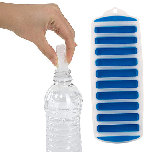❄️ GlowKitchen ChillStick Tray – Silicone Ice Cube Tray for Water Bottles