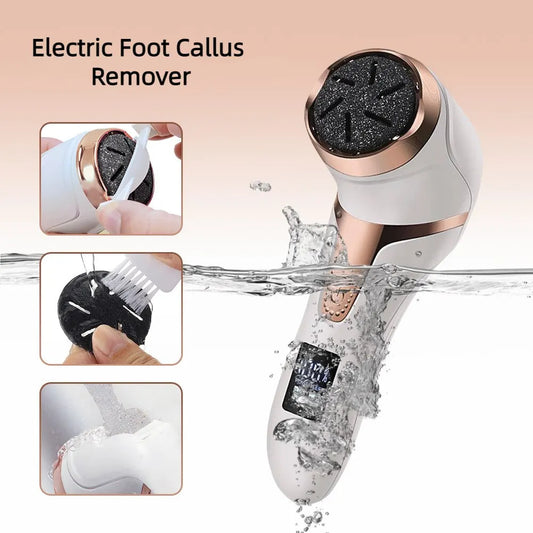 🦶 GlowCare SmoothPro – Rechargeable Electronic Foot File & Callus Remover