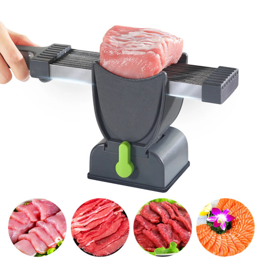 🔪 GlowKitchen SlicePro17 – Precision Meat Slicer & Cleaver Knife Set
