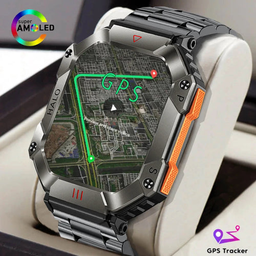 ⌚ GlowForce TitanX – Rugged Military Smartwatch for Men