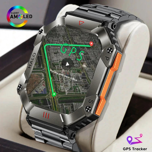 ⌚ GlowForce TitanX – Rugged Military Smartwatch for Men