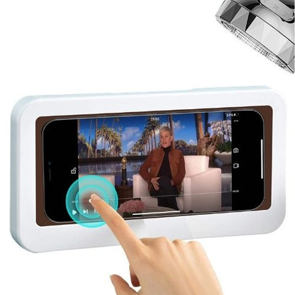 🚿 GlowHome AquaView – 100% Waterproof Wall-Mount Shower Phone Holder