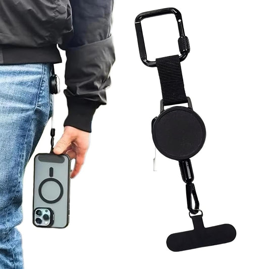📱 GlowGrip – Anti-Theft Retractable Phone Lanyard