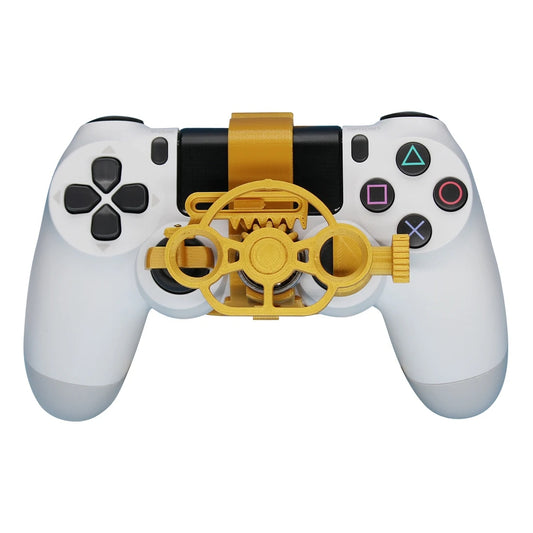 🕹 GlowPlay DriftGrip Mini – Compact Racing Wheel Add-On for PS4 Controllers