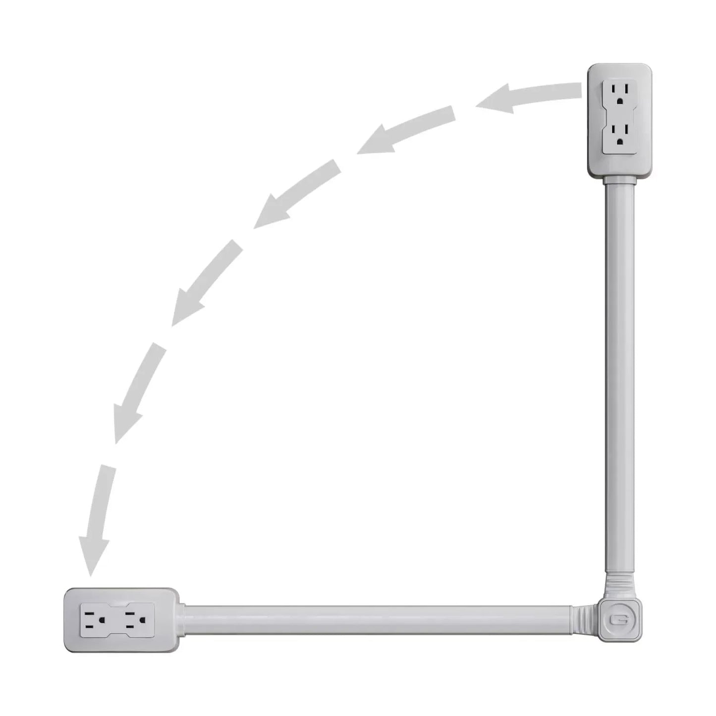 🔌 GlowHome ReachPlug Extender – Electrical Outlet Extension for Hard-to-Reach Spaces
