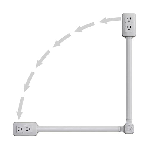 🔌 GlowHome ReachPlug Extender – Electrical Outlet Extension for Hard-to-Reach Spaces