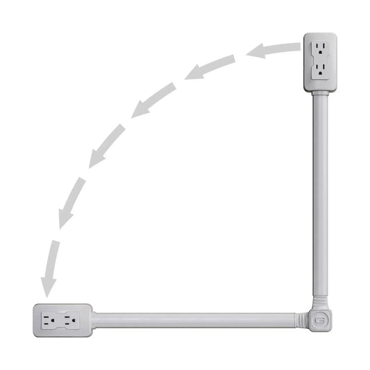 🔌 GlowHome ReachPlug Extender – Electrical Outlet Extension for Hard-to-Reach Spaces
