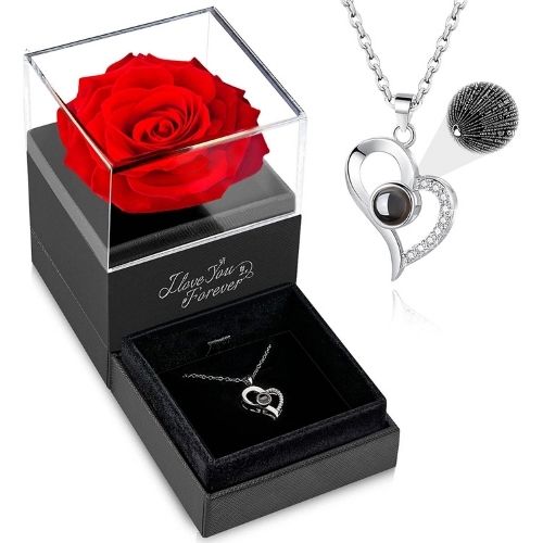 🌹 GlowLuxe ForeverBloom Rose – Preserved Eternal Red Rose Gift