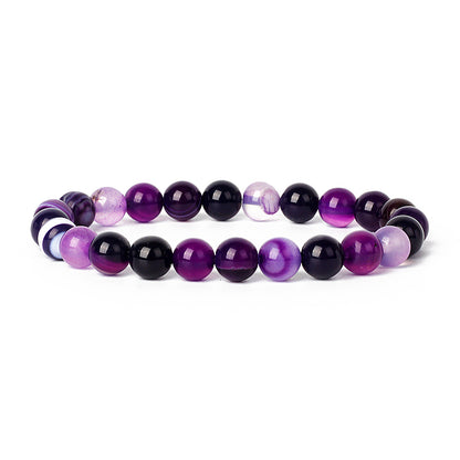 ✨ GlowAura CrystalWeave – Handcrafted Natural Stone Protection Bracelets