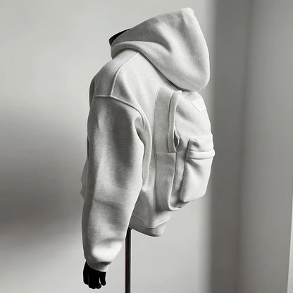 🎒 GlowPack – Hoodie with Built-in Backpack