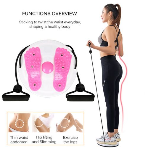 🔄 GlowTwist SlimDisc – Acupressure Waist Trimmer & Fitness Disc