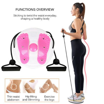 🔄 GlowTwist SlimDisc – Acupressure Waist Trimmer & Fitness Disc