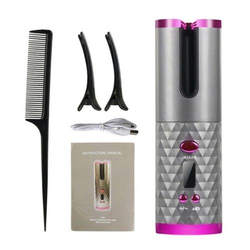 💁‍♀️ GlowStyle CurlEase Air – Cordless Automatic Hair Curler & Power Bank