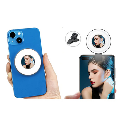 💡 GlowLite MagRing – Magnetic Clip-On Selfie Light for iPhone & Android