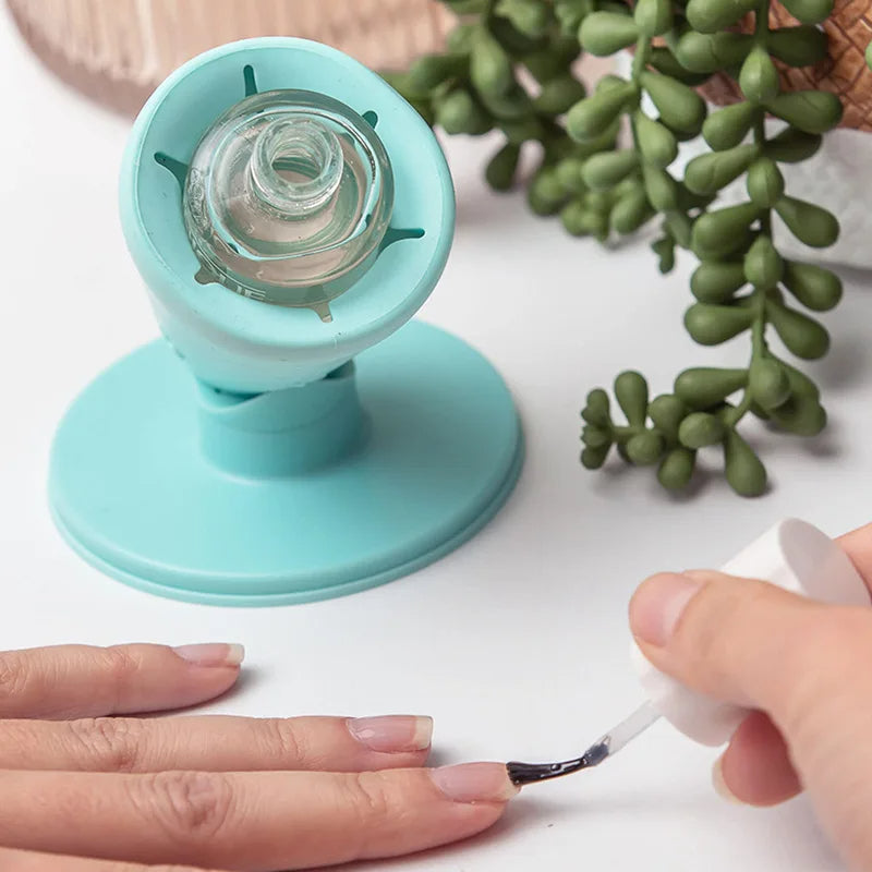 💅 GlowCare SteadyTip – Anti-Spill Silicone Nail Polish Holder