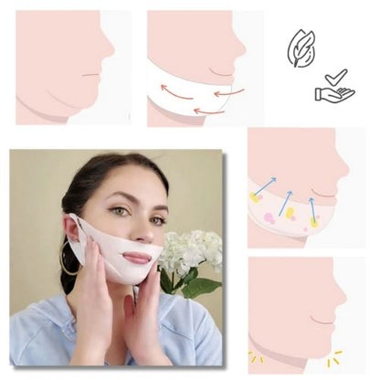 💆‍♀️GlowLift V-Mask – 6x Face Lifting Chin Mask Set