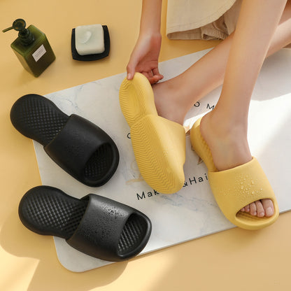 GlowStep BreezeSlides – Super Soft Open-Toe Summer Slippers