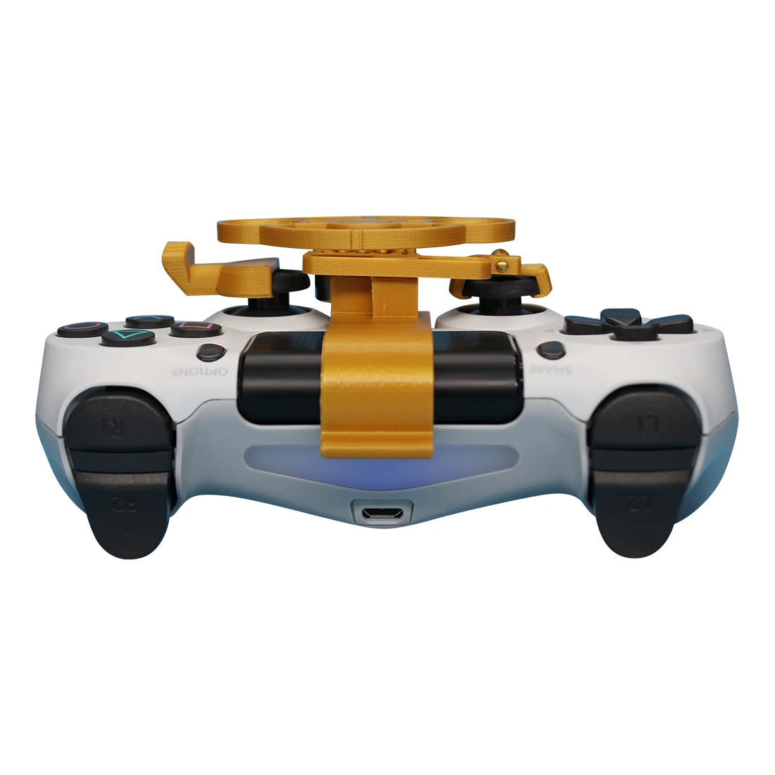 🕹 GlowPlay DriftGrip Mini – Compact Racing Wheel Add-On for PS4 Controllers