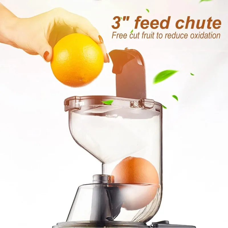 GlowPress ProJuicer – Cold Press Masticating Juicer Machine