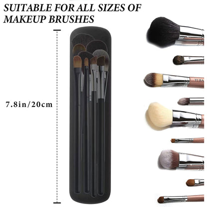 💋 GlowHold SilicaCase – Waterproof Silicone Makeup Brush Holder