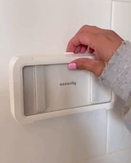 🚿 GlowHome AquaView – 100% Waterproof Wall-Mount Shower Phone Holder