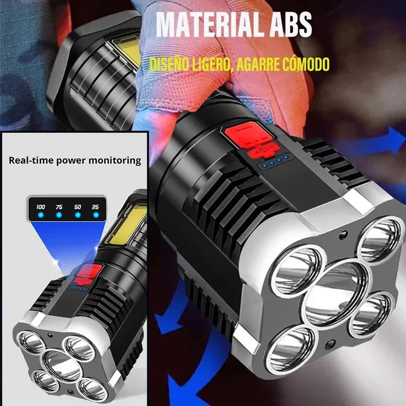 🔦 GlowBeam Max – High-Power Long-Range LED Flashlight
