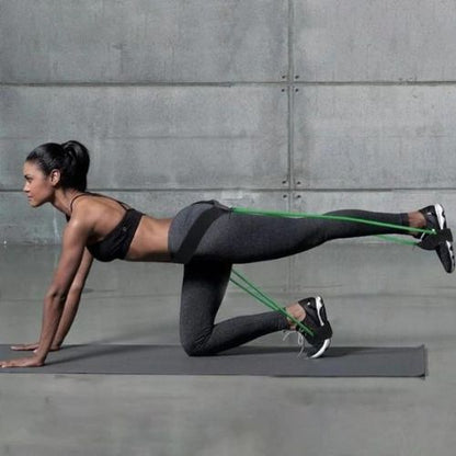 🍑 GlowFit CoreBand Pro – Resistance Waist Belt for Glutes, Abs & Full Lower Body Toning
