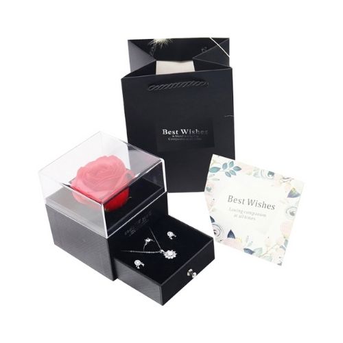 🌹 GlowLuxe ForeverBloom Rose – Preserved Eternal Red Rose Gift