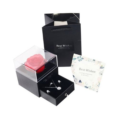 🌹 GlowLuxe ForeverBloom Rose – Preserved Eternal Red Rose Gift