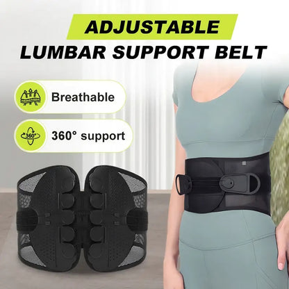 💪 GlowFit CoreGuard – Adjustable Double Pull Waist Support Belt
