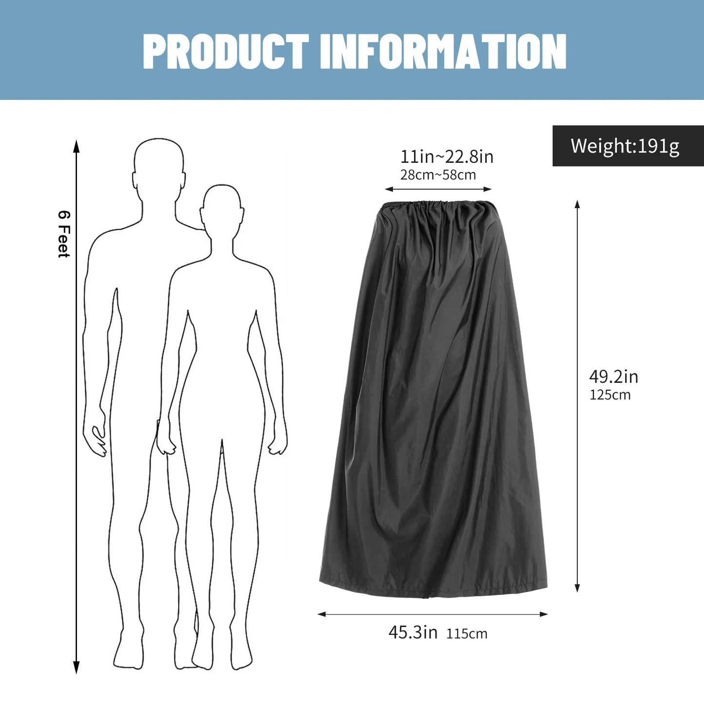 🏕️ GlowTravel QuickCover – Portable Changing Room Cover-Up