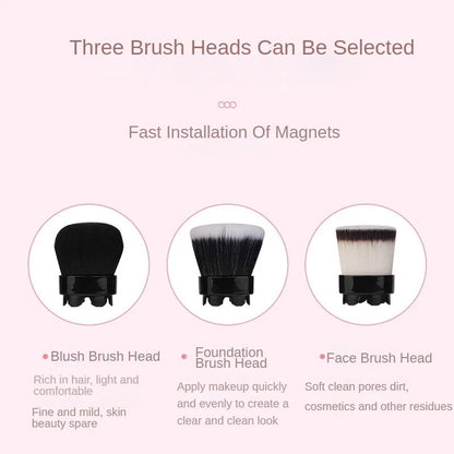 💄 GlowBeauty BlendPro 3X – 3-in-1 Electric Vibration Makeup Brush