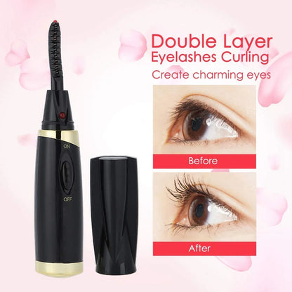 🔥 GlowCurl PrecisionHeat – Portable Heated Eyelash Curler