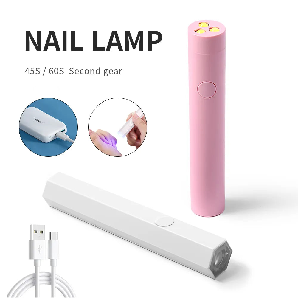 💅 GlowNail FlashCure – Rechargeable Quick-Dry UV Gel Nail Lamp