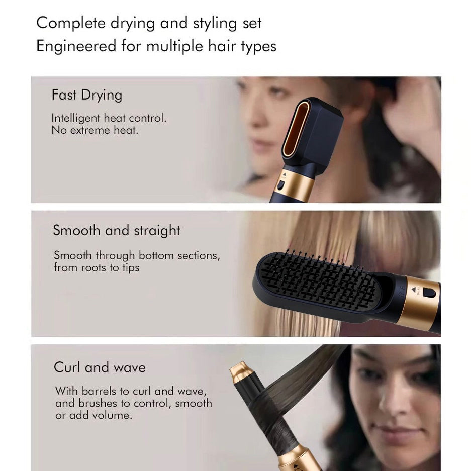 💇‍♀️ GlowStyle Fusion5 – 5-in-1 Hair Dryer & Multi Styler