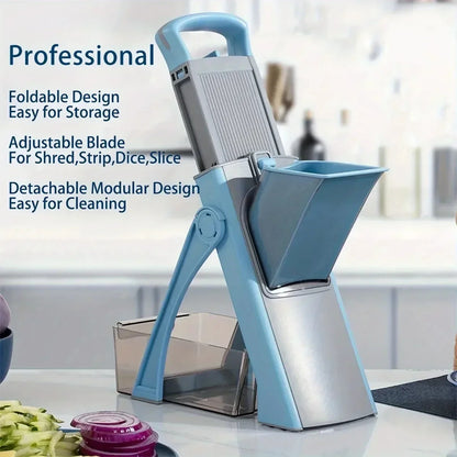 🥕 GlowKitchen SliceMaster Pro – 40-in-1 Adjustable Multifunctional Vegetable Cutter