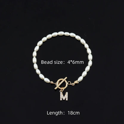 ✨ GlowCharm SignatureSparkle – Pave Zircon 26-Initial Custom Bracelet