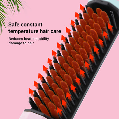 💇‍♀️ GlowStyle FlexPro – 2-in-1 Wireless Curler & Straightener