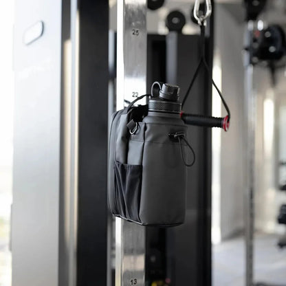 💧 GlowHydra MagGrip Bottle Bag – Magnetic Water Cup Holder for Gym & Outdoor Fitness