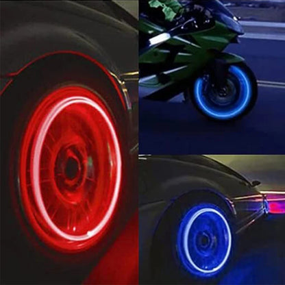 🚗 GlowDrive MotionRim – 4-Piece LED Wheel Valve Cap Lights