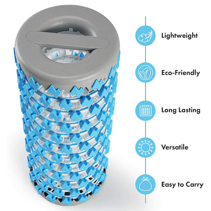 🎯 GlowRoll Compact – Retractable 3D Massage Fitness Roller