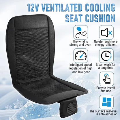 🚗 GlowBreeze SeatCooler – Ventilated Car Seat Cooling Cover