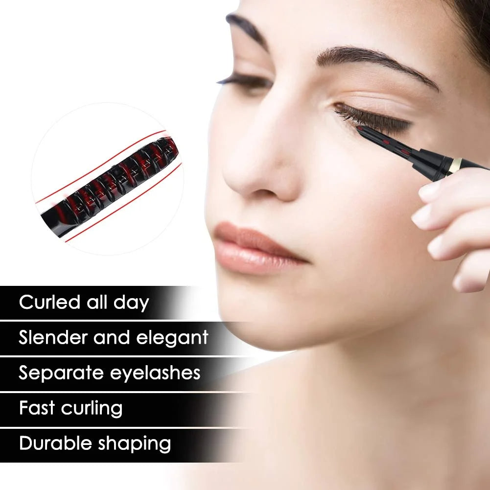 🔥 GlowCurl PrecisionHeat – Portable Heated Eyelash Curler
