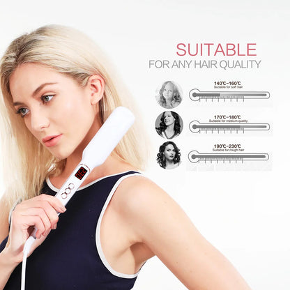 💁‍♀️ GlowLift VolumeCrimp – Ceramic Hair Volumizing Iron & Corrugated Curler