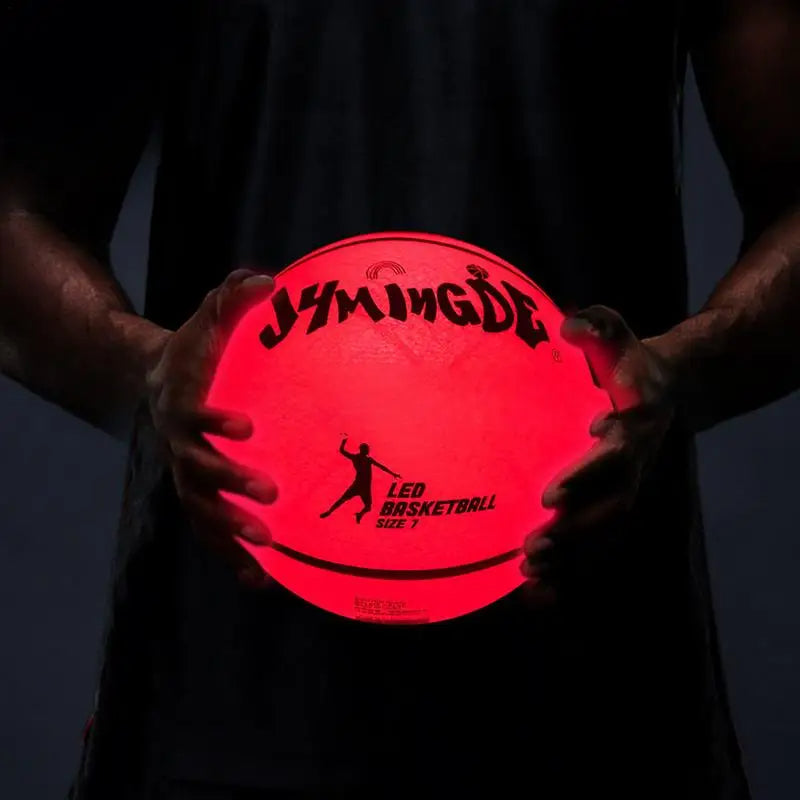 🏀 GlowPlay NightBall Pro – LED Glowing Basketball with Motion-Activated Lights