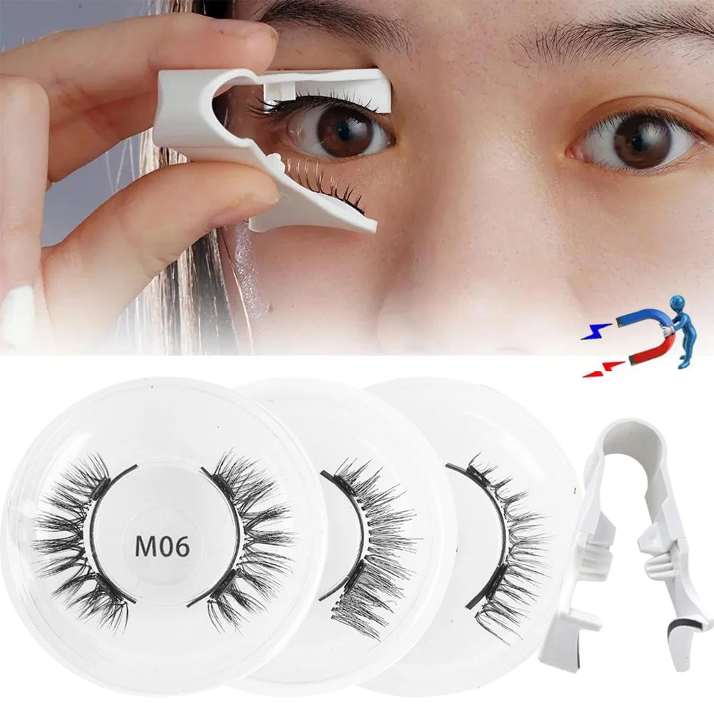 GlowLash Magnetique – 1 Pair Magnetic 3D Mink False Eyelashes