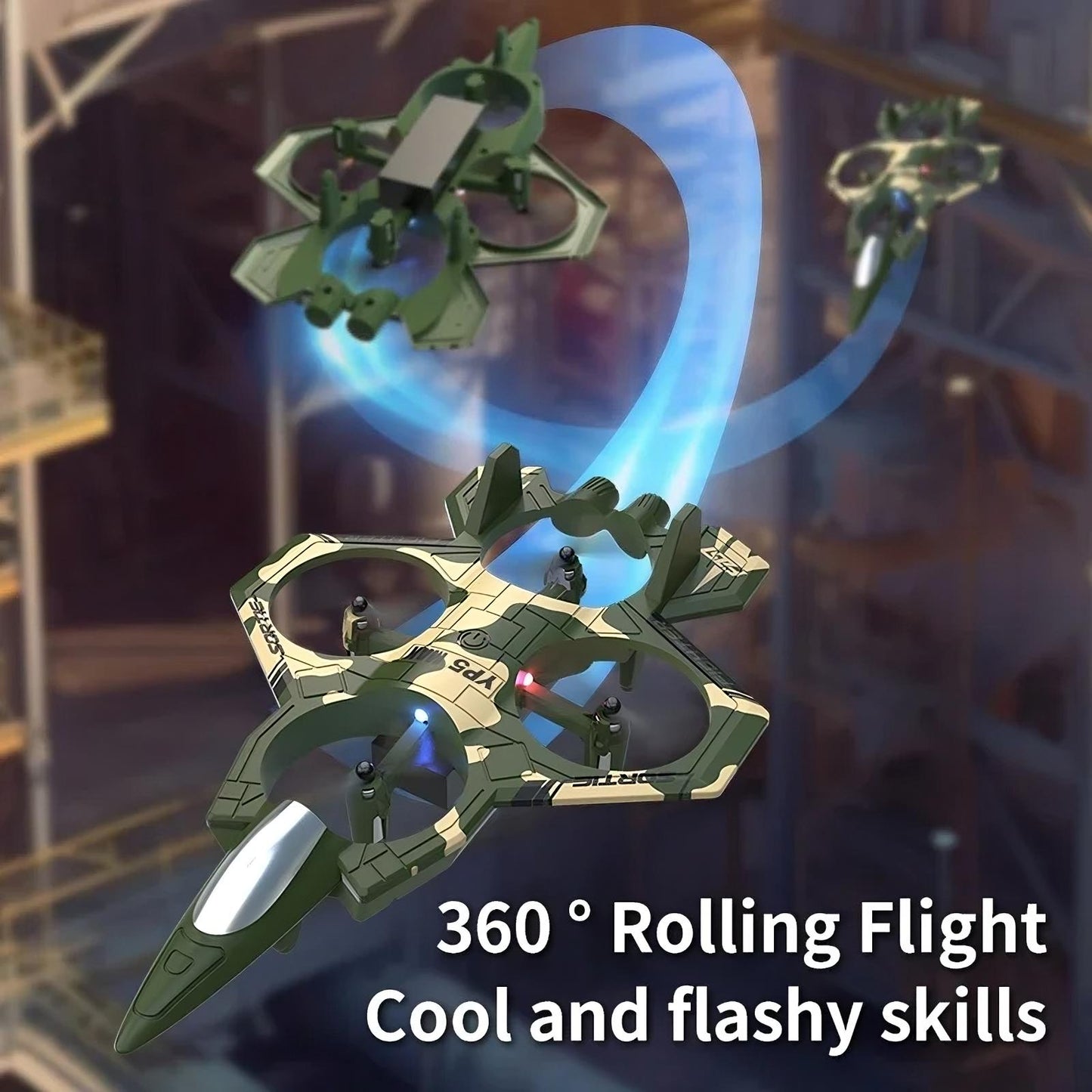 ✈️ GlowJet – Foam RC Plane for Kids