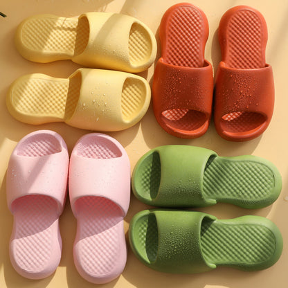 GlowStep BreezeSlides – Super Soft Open-Toe Summer Slippers