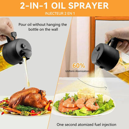 GlowSpray - 2 in 1 Oil Spray Bottle