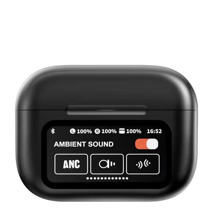 GlowTech A9 Pro Earbuds – Bluetooth 5.4 Wireless Earbuds with Built-In Display